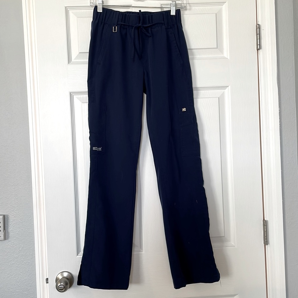 Grey’s Anatomy Signature Scrub Pants XS Navy/ indigo